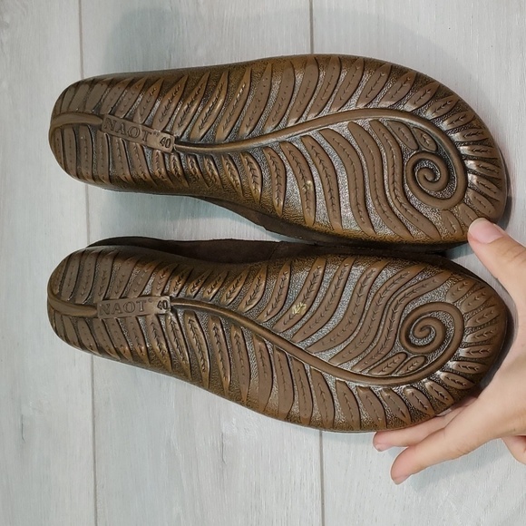 Naot Womens Leather Comfort Mary Jane Clogs shoes sz 40/9 - Picture 10 of 12